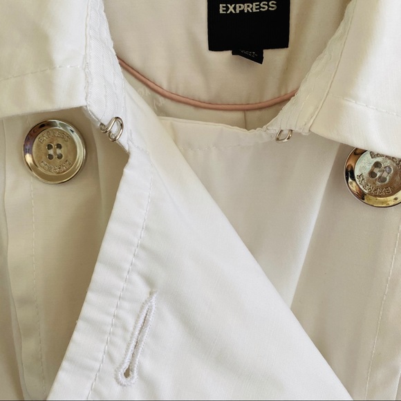 Express White Ruffle Button Up Jacket Size XS - Picture 7 of 16